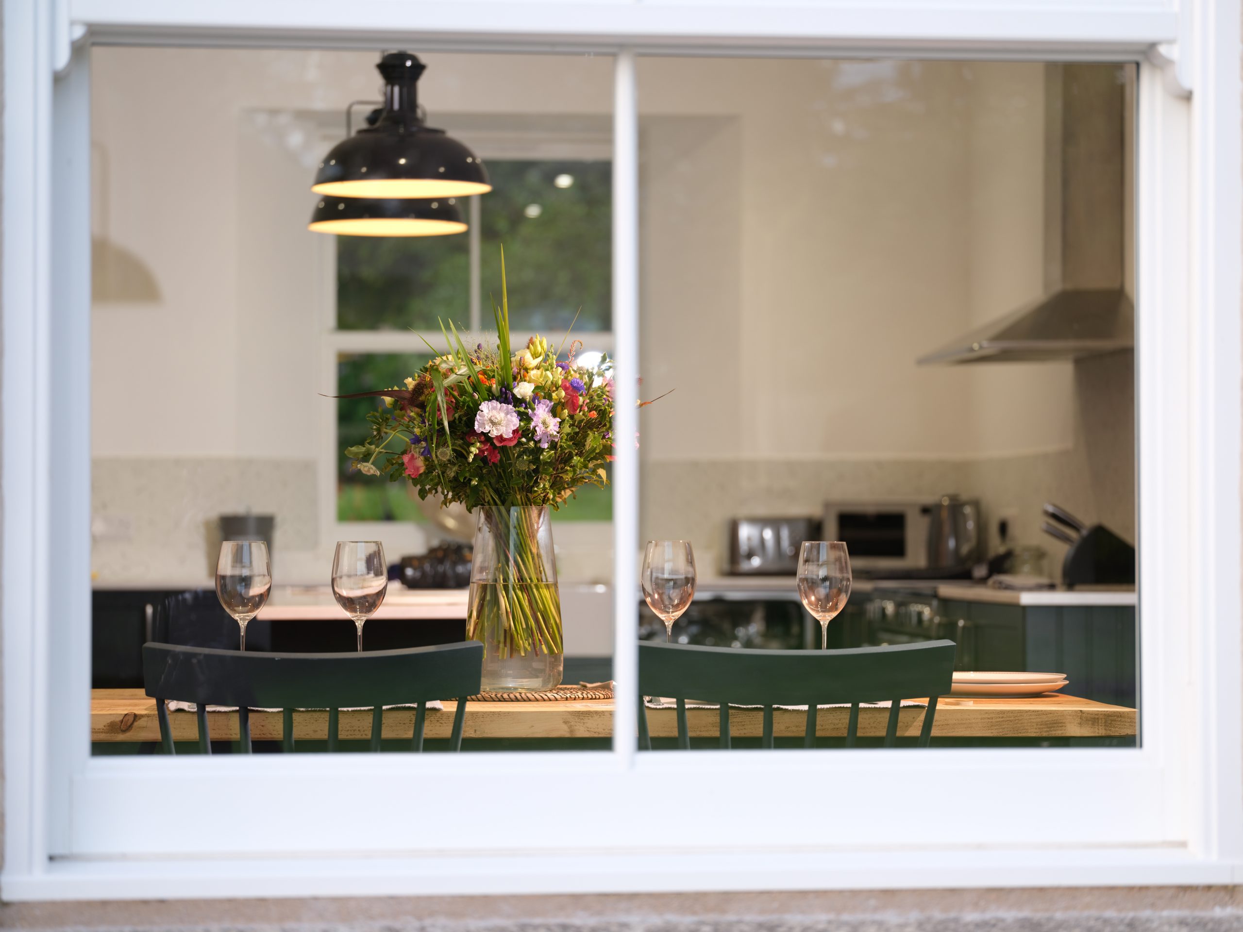 Drym House: Kitchen Window